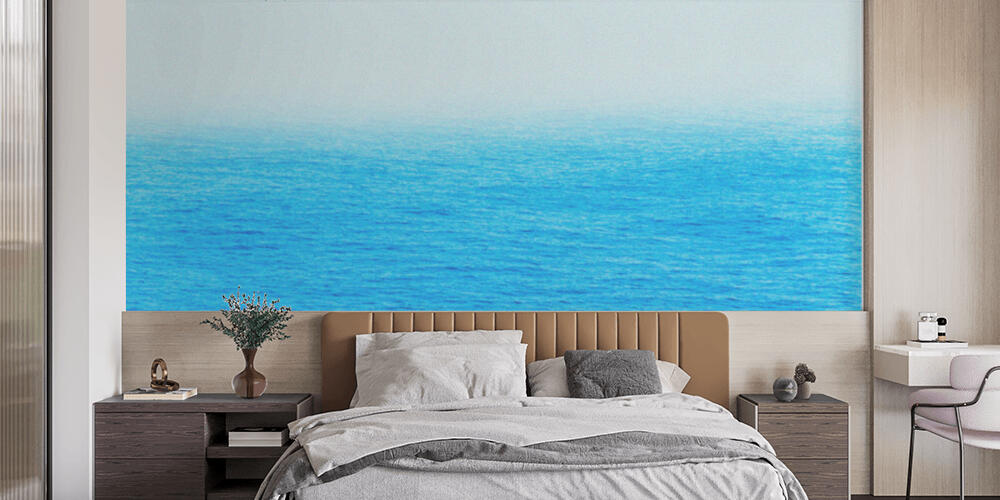 Blue sea water background, Camera da Letto