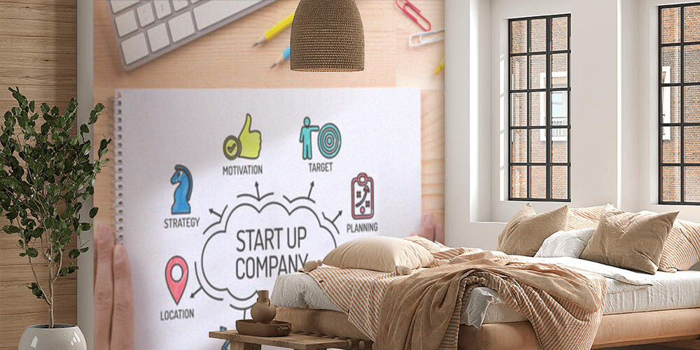 Start up Company chart, Camera da Letto