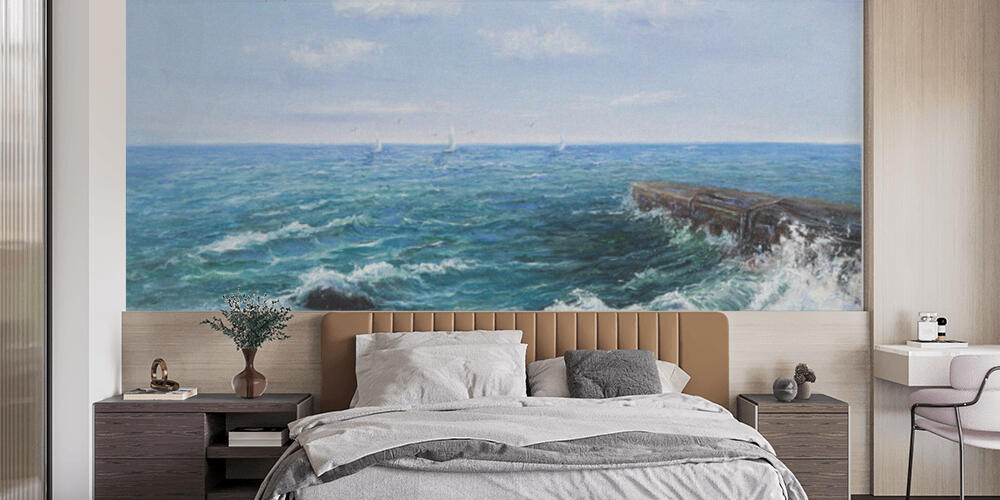 An Ocean waves, Camera da Letto