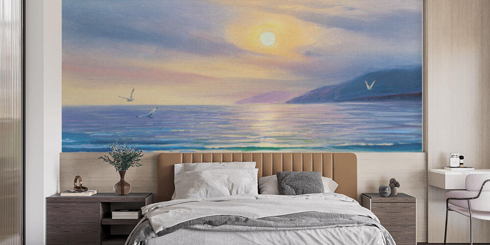 Sunrise over  sea, Camera da Letto