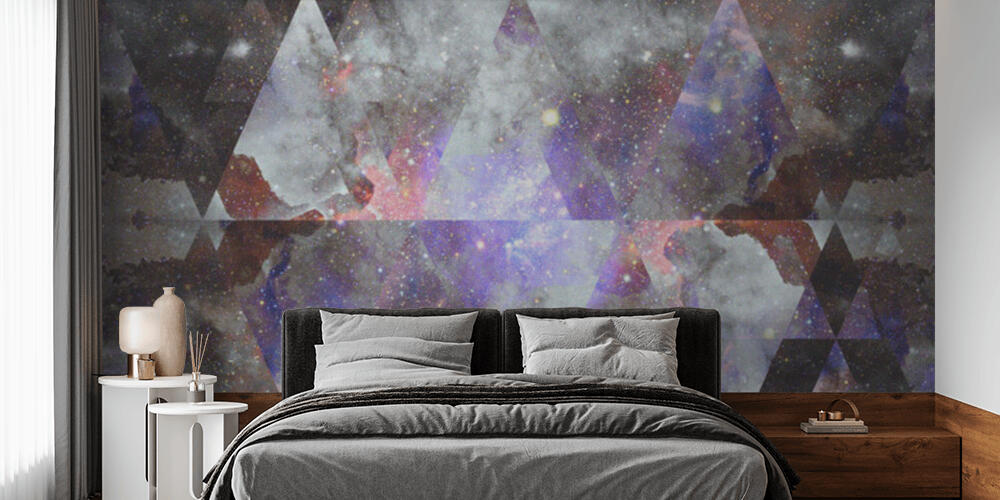 Nebula space and sacred geometry, Camera da Letto