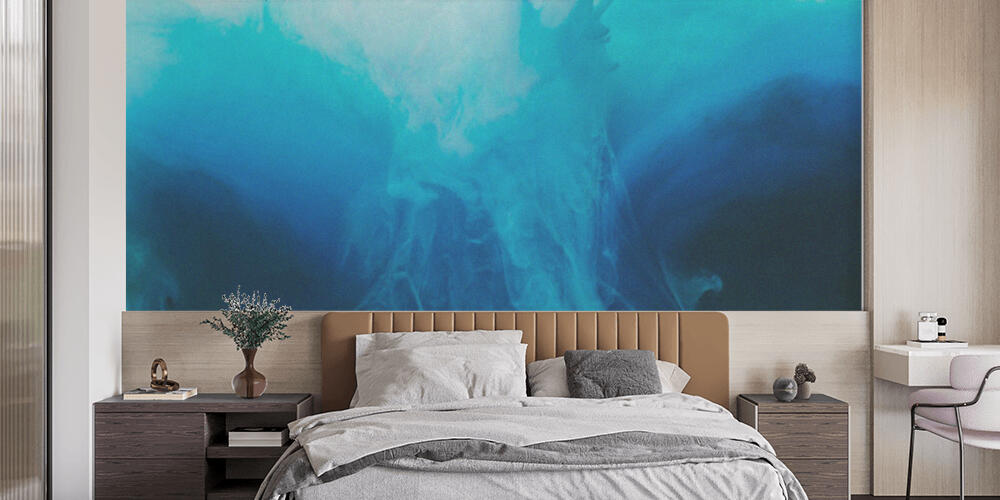 full frame image of mixing of blue, Camera da Letto