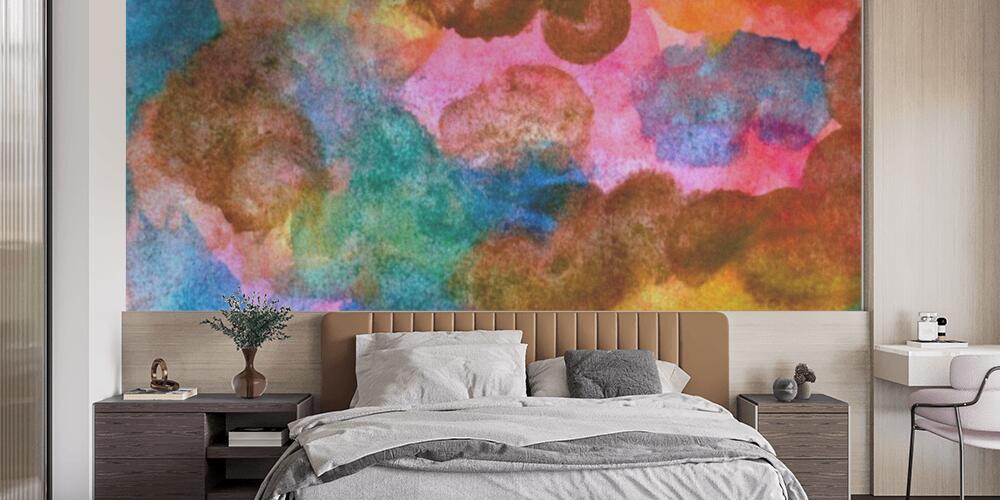 An abstract watercolor background, Camera da Letto
