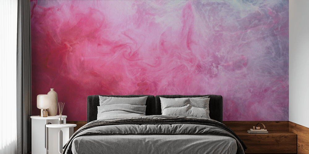 Abstract bright swirling smoke, Camera da Letto