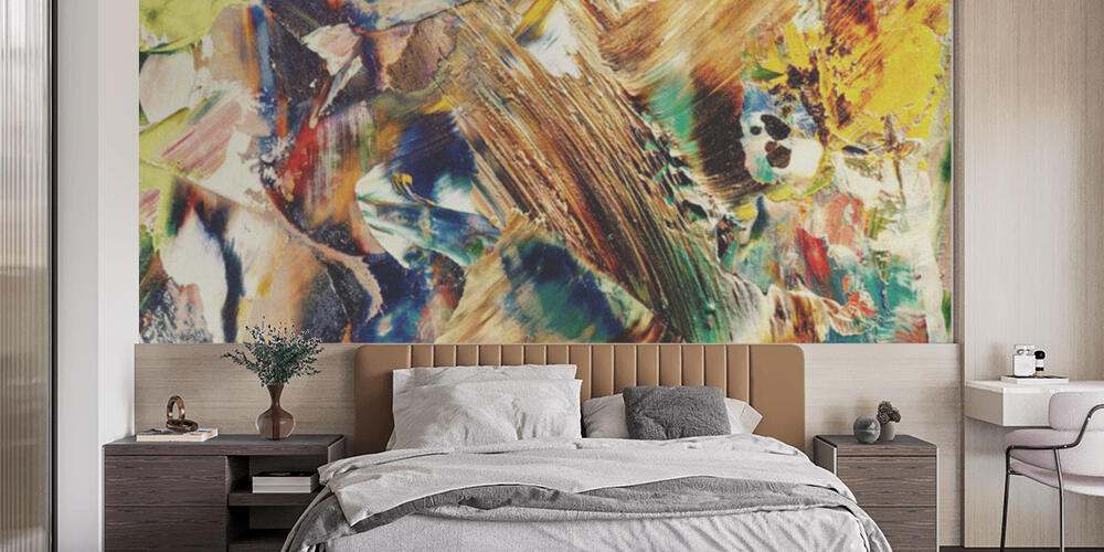 Colorful abstract background wallpaper, Camera da Letto
