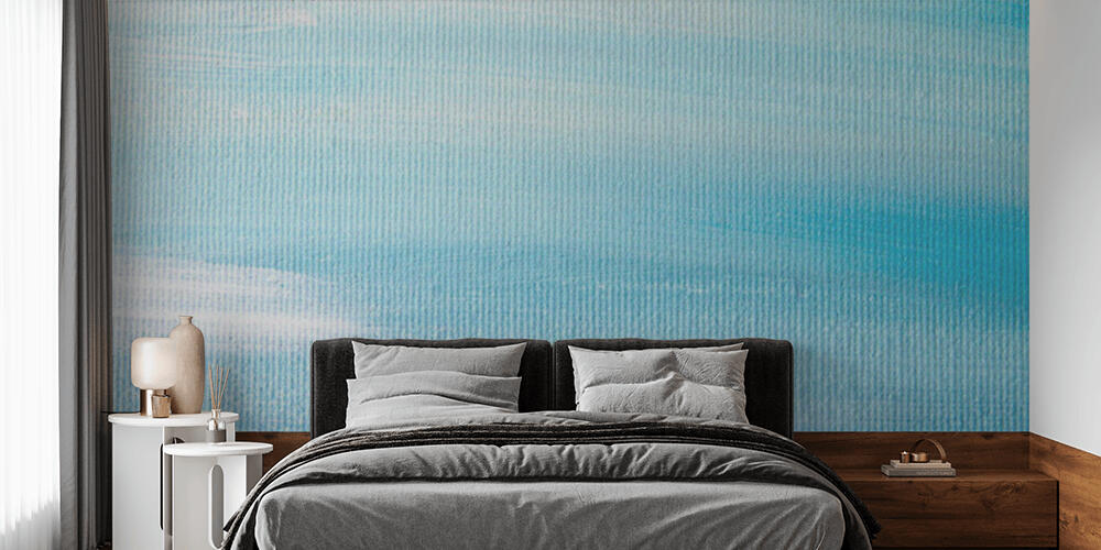 Blue abstract painting bakcground canvas texture, Camera da Letto