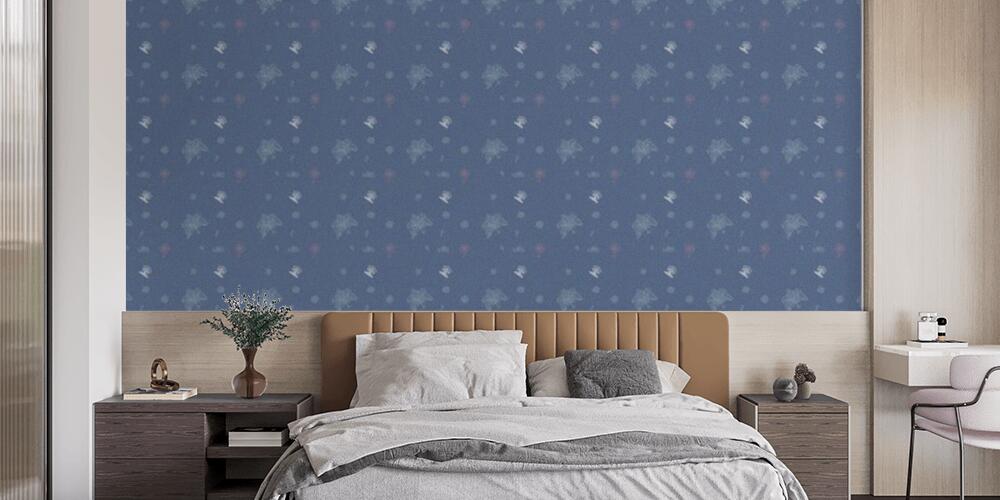 Colored background with different accessories, Camera da Letto