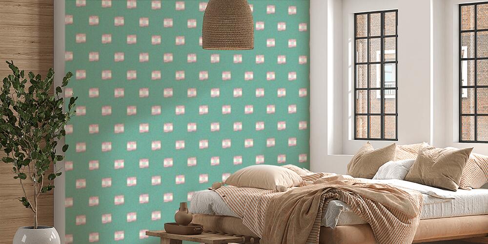 Colored background with different accessories, Camera da Letto