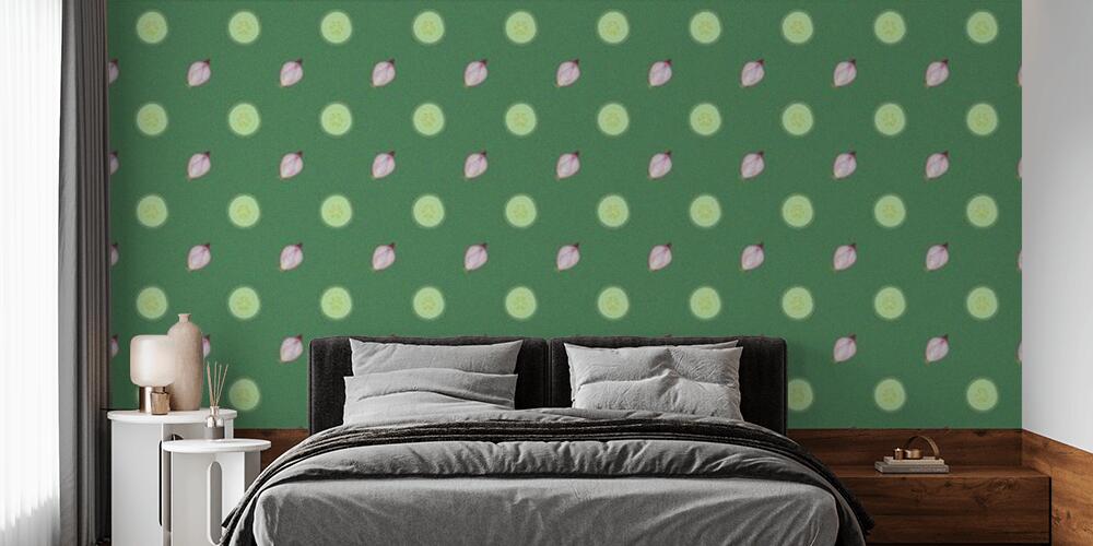 Colored background with different accessories, Camera da Letto