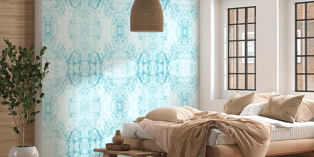 Blue Art Pattern, Camera da Letto