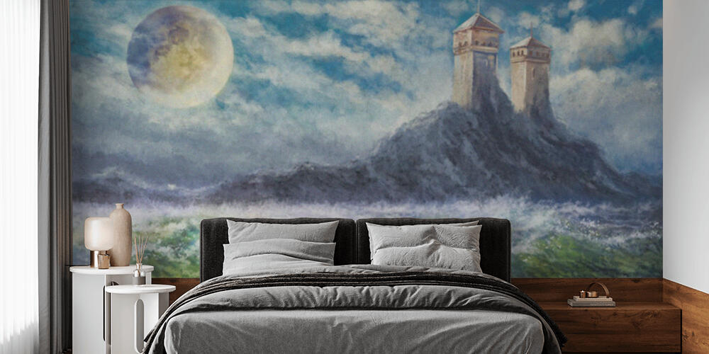 Oil paintings landscape, Camera da Letto