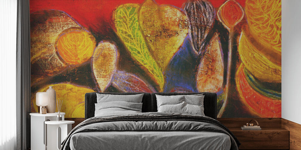 Original painting on paper, Camera da Letto