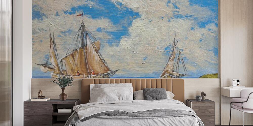 Oil painting of a seascape, Camera da Letto