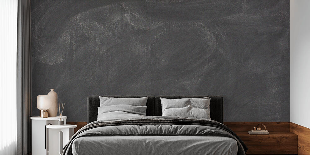 Blank Chalkboard with eraser smudges, Camera da Letto