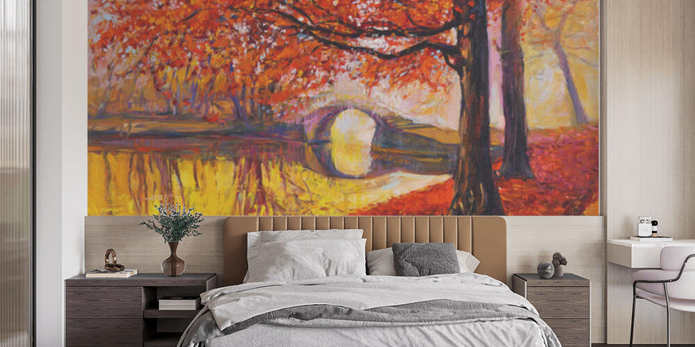 Autumn landscape, Camera da Letto