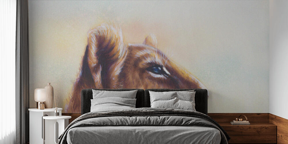 Little lion cub head, Camera da Letto