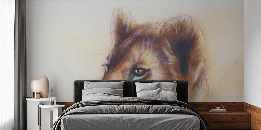 Little lion cub head, Camera da Letto