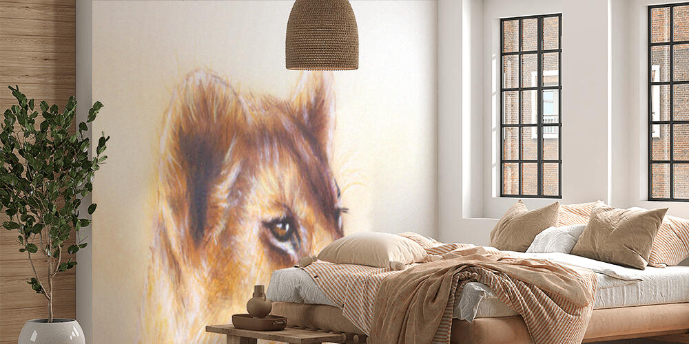 Little lion cub head, Camera da Letto