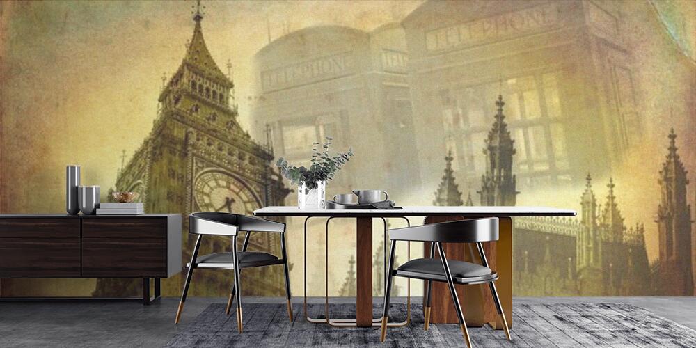 London art design illustration, Cucina