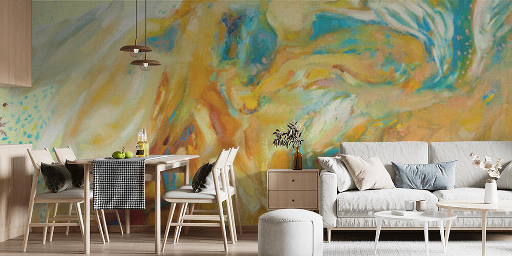 Abstract oil painting, Cucina