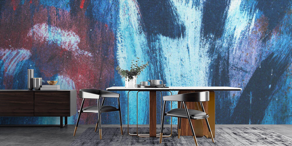 Abstract paintbrush strokes, Cucina