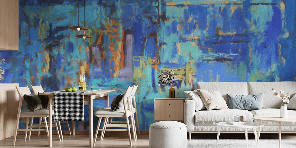 Abstract Painting in Blues, Cucina