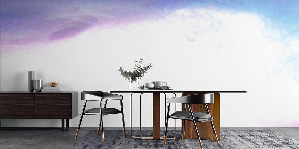 frame of blue and purple paint splashes, Cucina