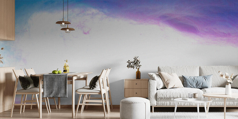 frame of blue and purple paint splashes, Cucina