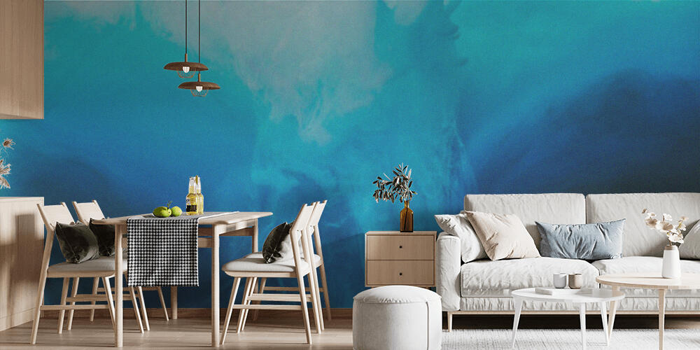 full frame image of mixing of blue, Cucina