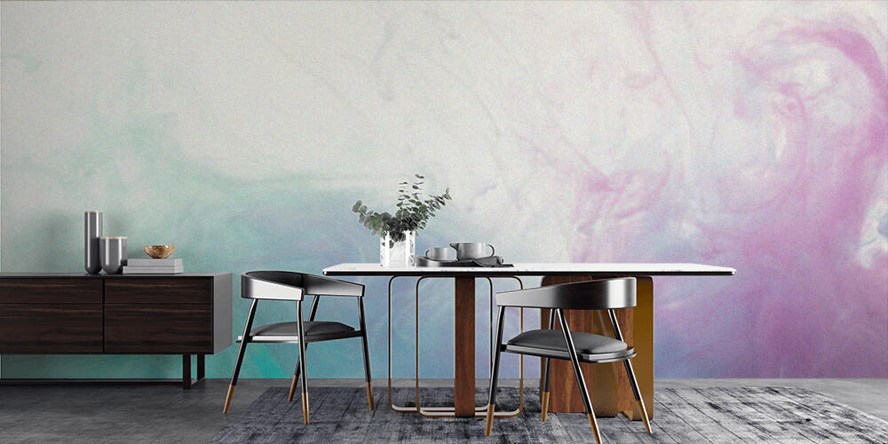 abstract background with flowing blue and purple paint, Cucina