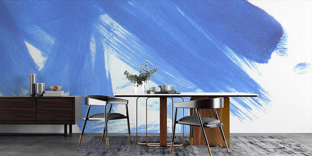 Creative abstract hand drawn oil painting, Cucina