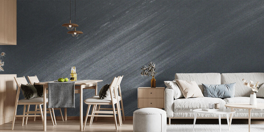 full frame image of black table with flour strokes, Cucina