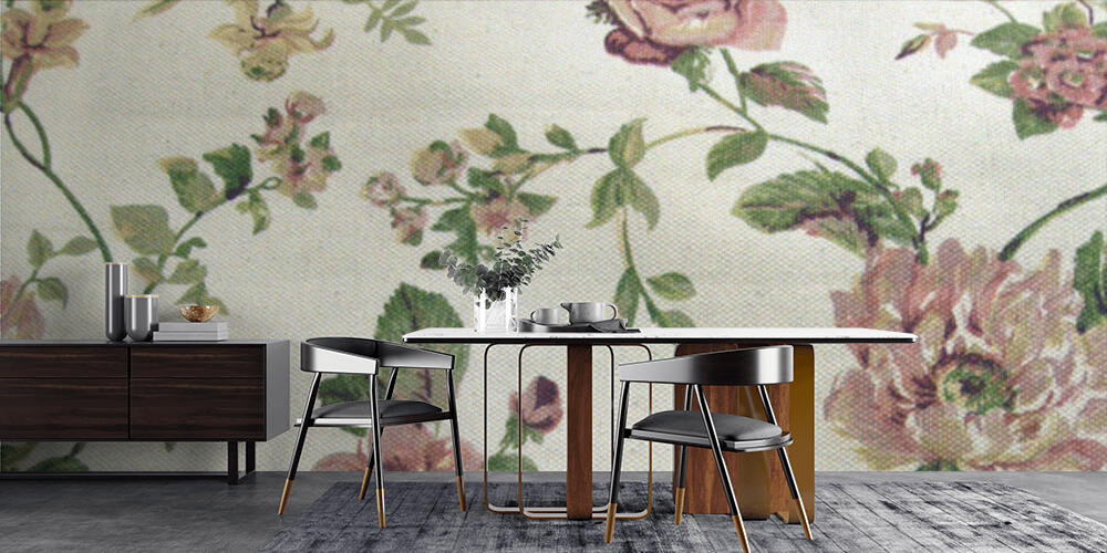 floral linen background, Cucina