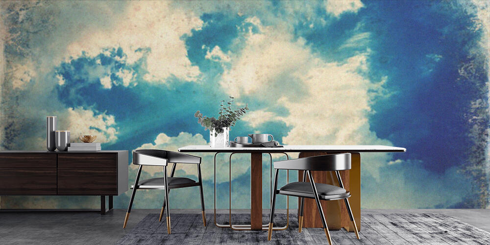 Sunset clouds and seagull, Cucina