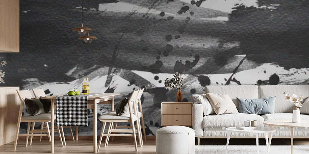 Background splash black on paper, Cucina