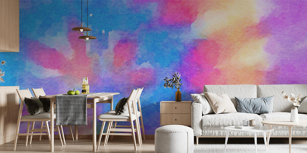 beautiful illustration abstract background tie-dye style background with grunge texture, Cucina