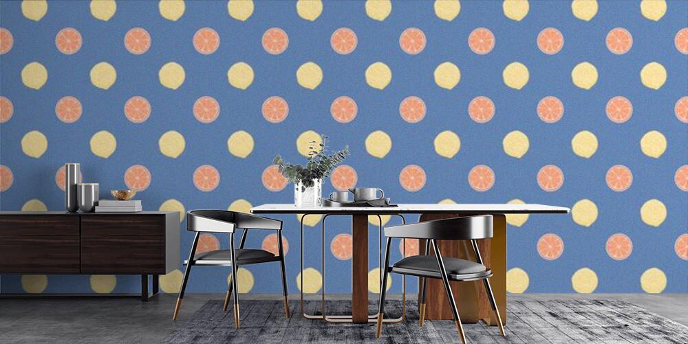 Colored background with different accessories, Cucina