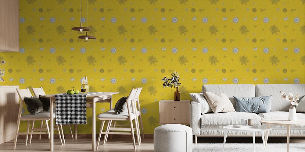 Colored background with different accessories, Cucina