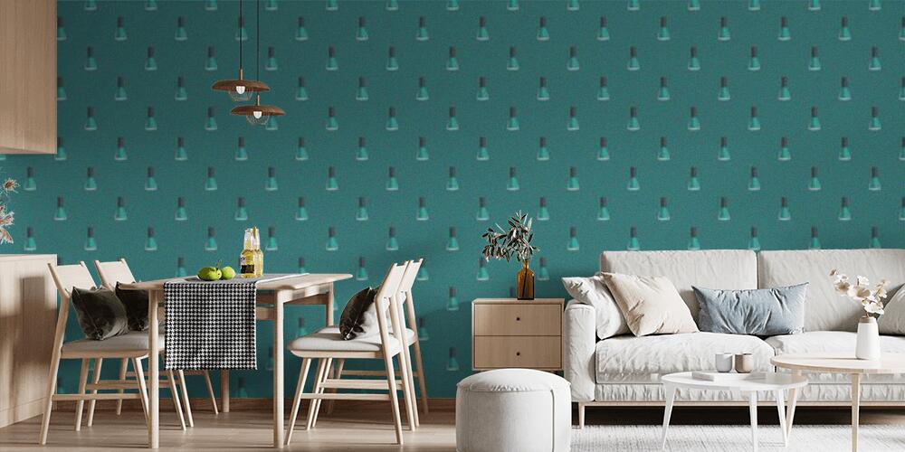 Colored background with different accessories, Cucina