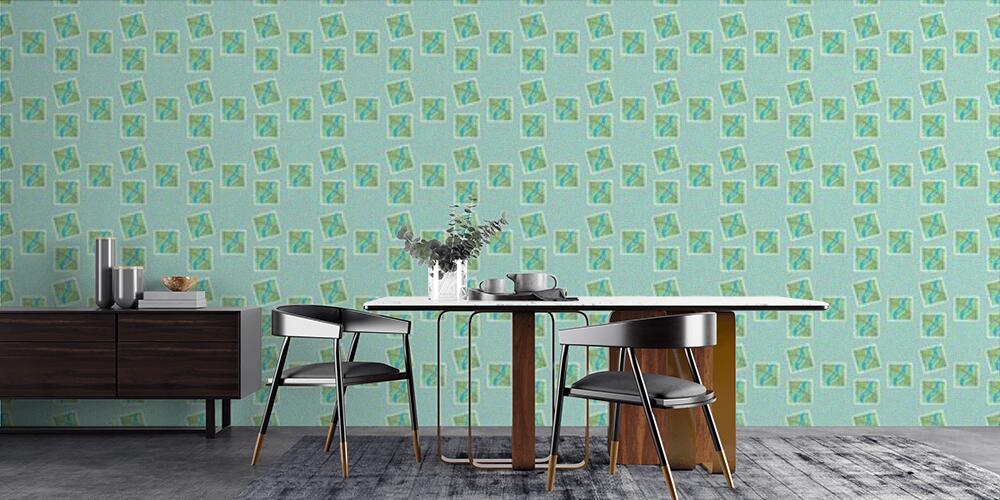 Colored background with different accessories, Cucina