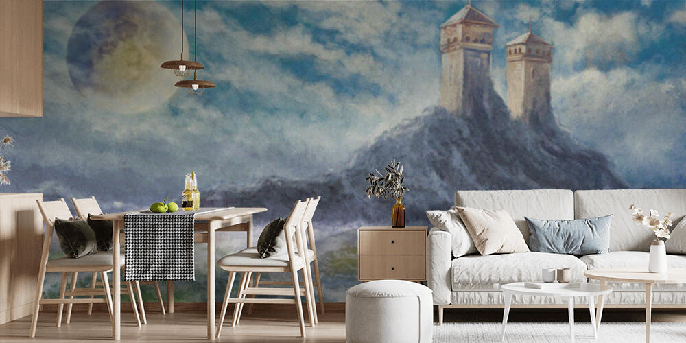 Oil paintings landscape, Cucina
