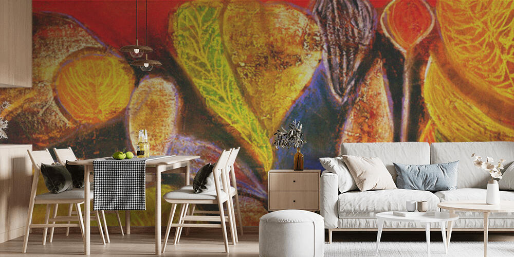 Original painting on paper, Cucina