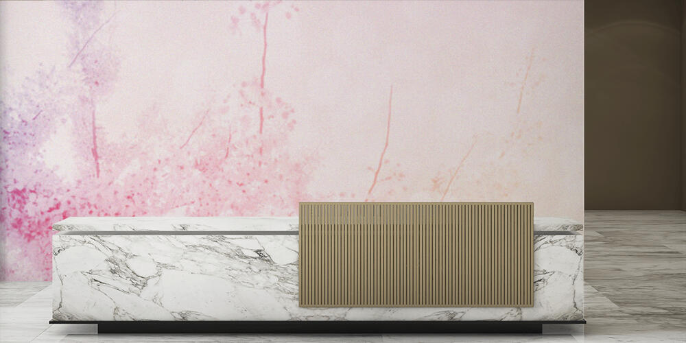 Abstract flower background, Reception