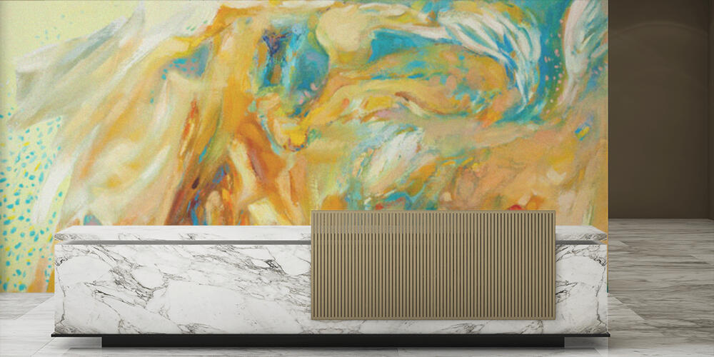 Abstract oil painting, Reception