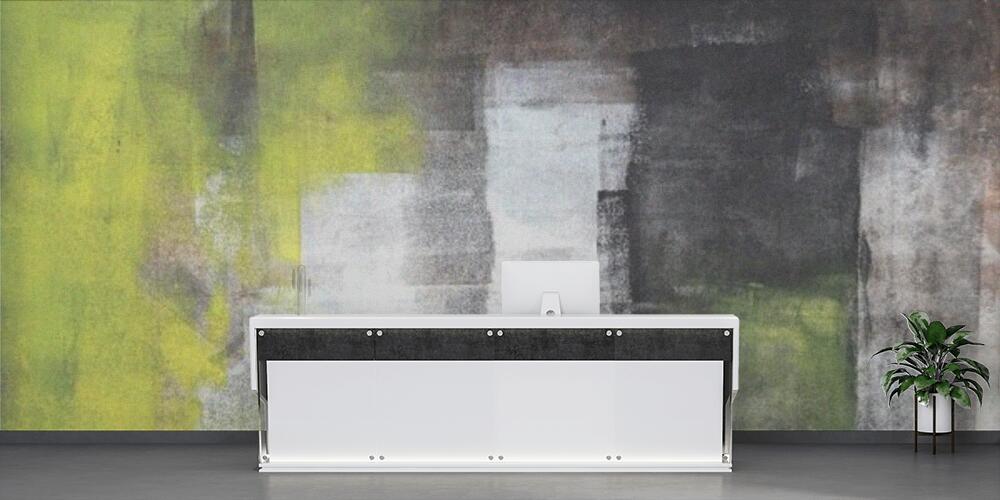 Grey and Yellow Abstract Art Painting, Reception