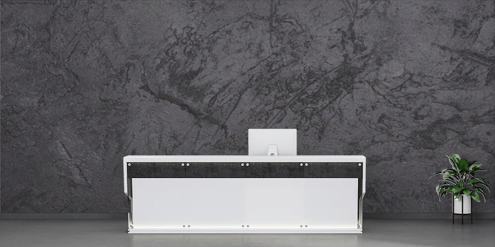 Black slate background, Reception