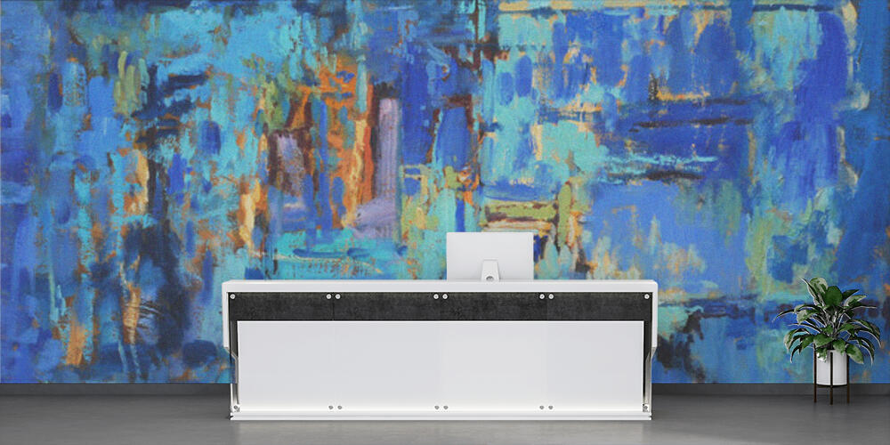 Abstract Painting in Blues, Reception