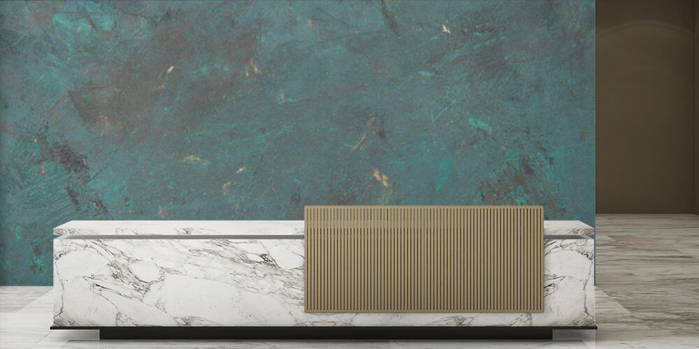 Abstract grunge background, Reception