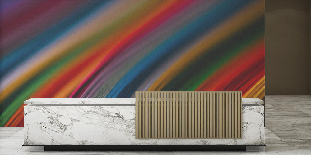 close up of colored quilling paper curves, Reception