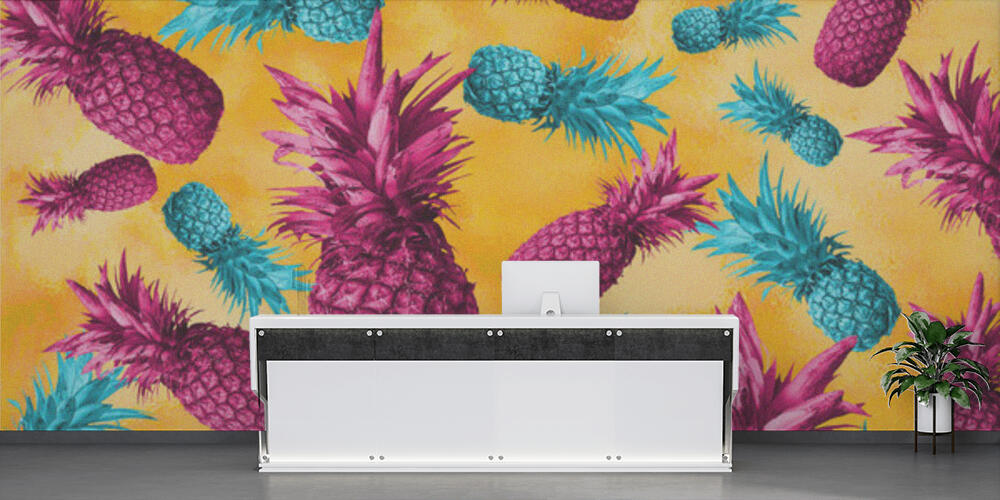 Background of tropical fruits, Reception